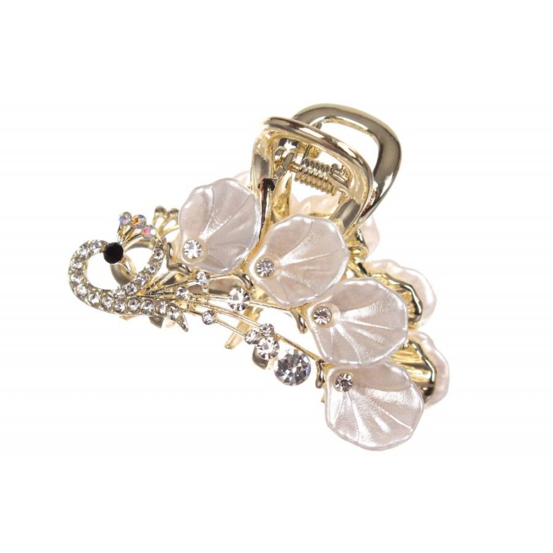 Краб для волос металлический 