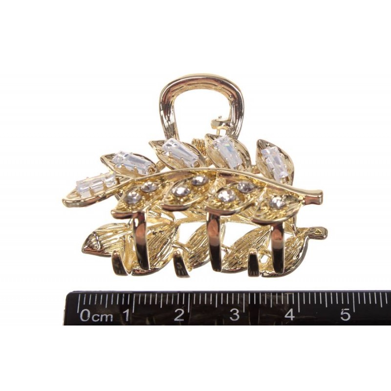 Краб для волос металлический 