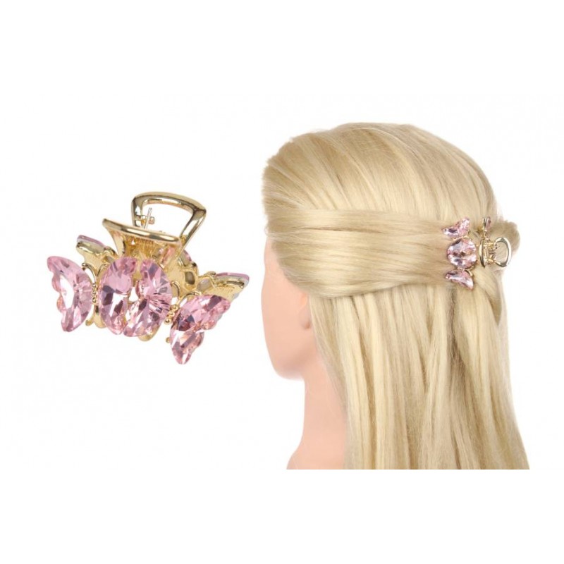 Краб для волос металлический 