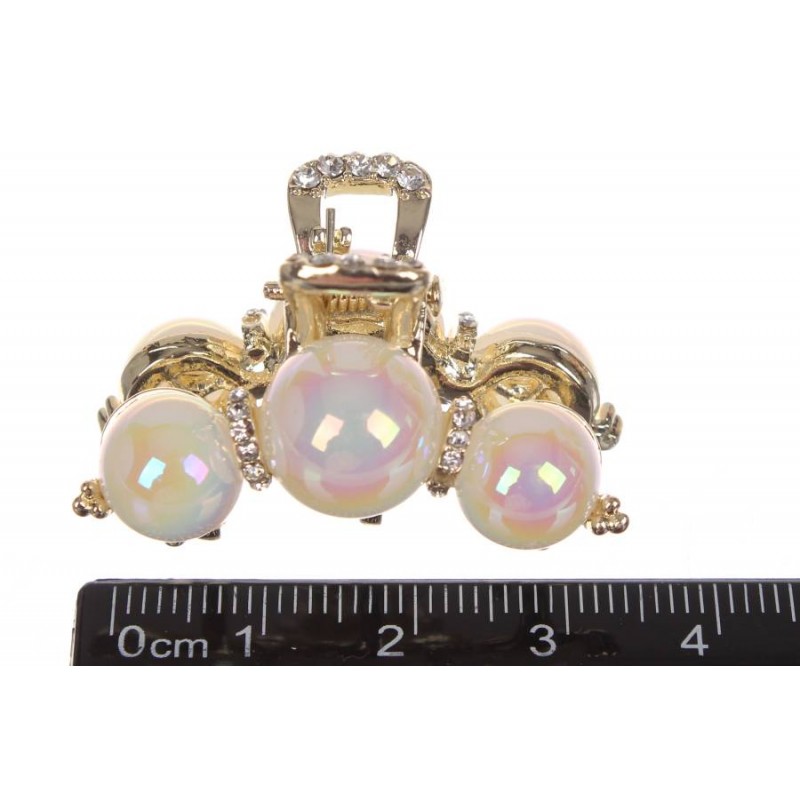 Краб для волос металлический 