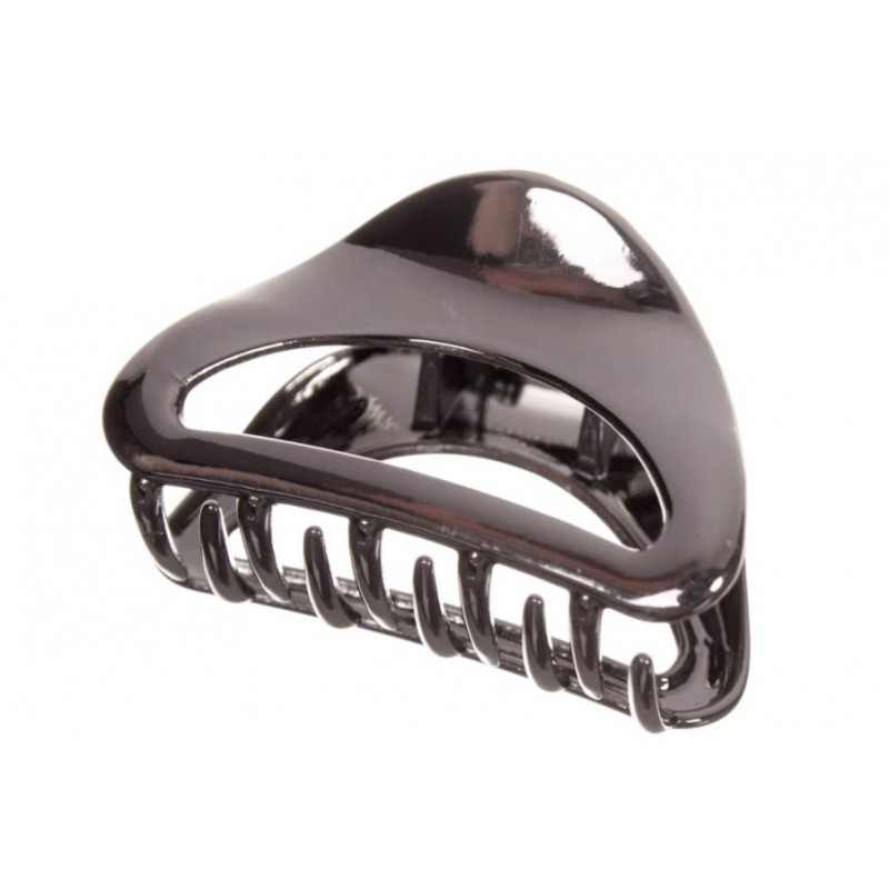 Краб для волос металлический  5см черный 1-213638