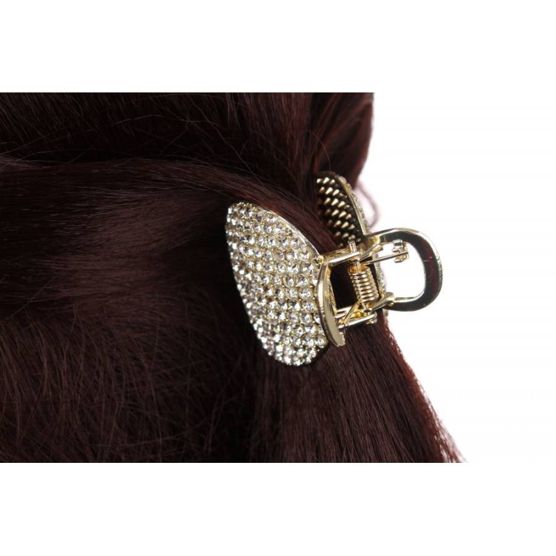 Краб для волос металлический 