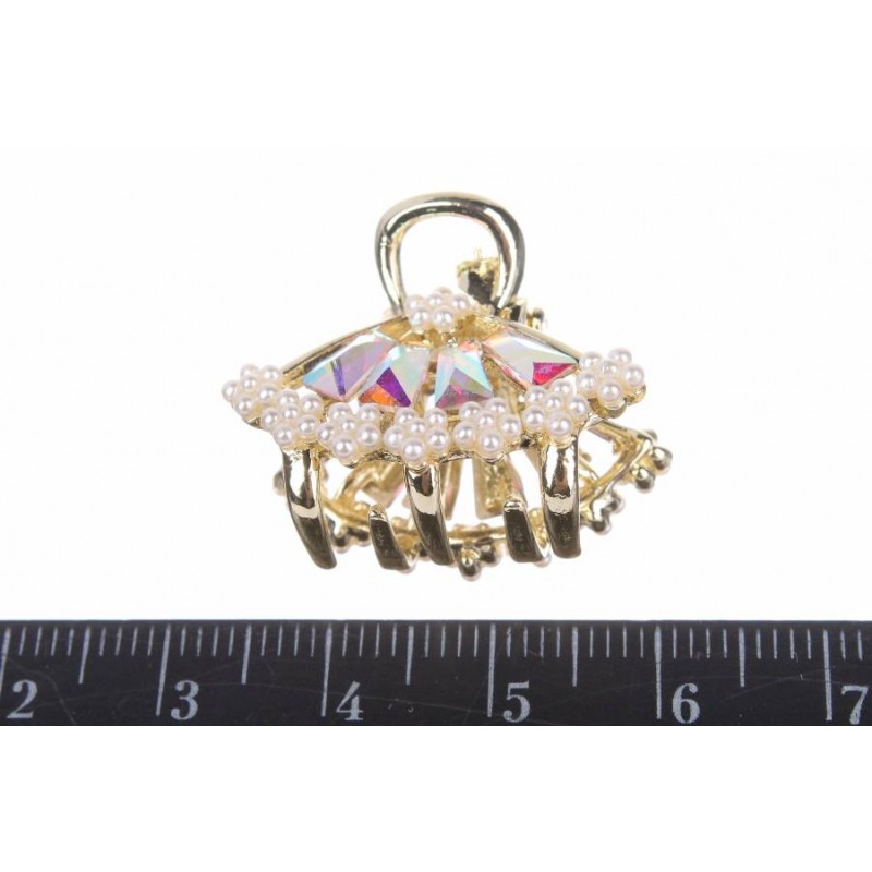 Краб для волос металлический 2,5 см 1-197587