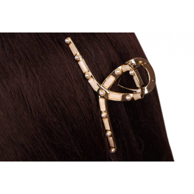 Краб для волос металлический  7,5см 1-213669