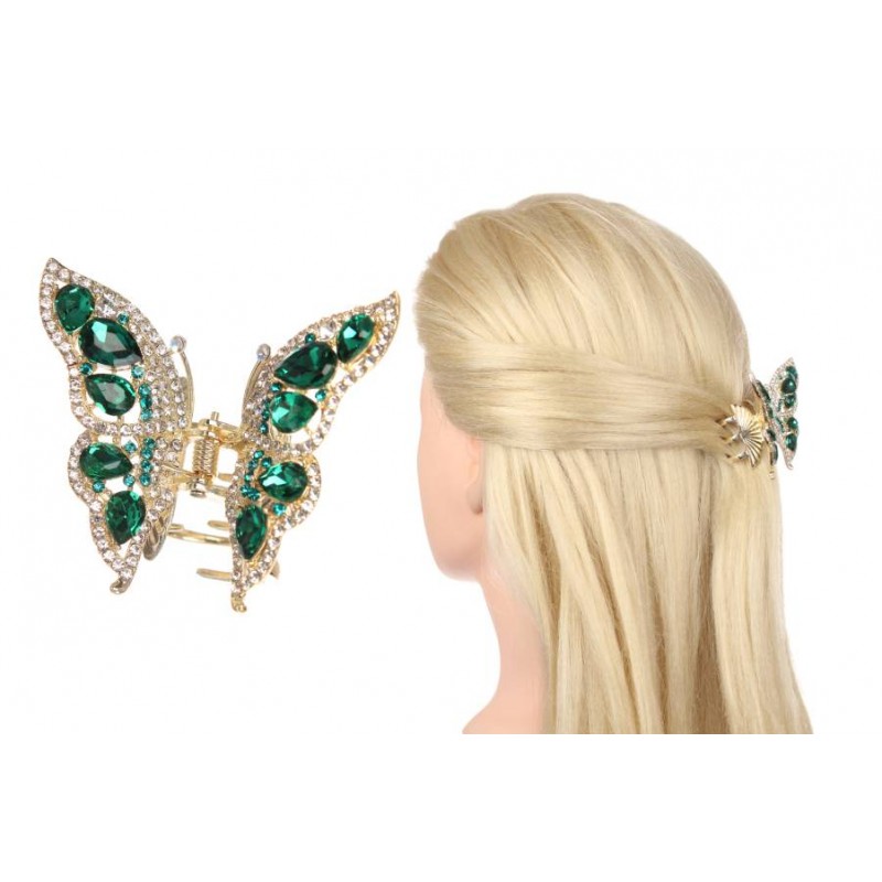 Краб для волос металлический 