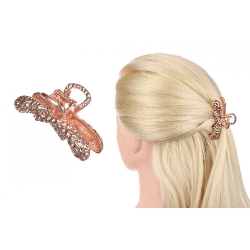 Краб для волос металлический