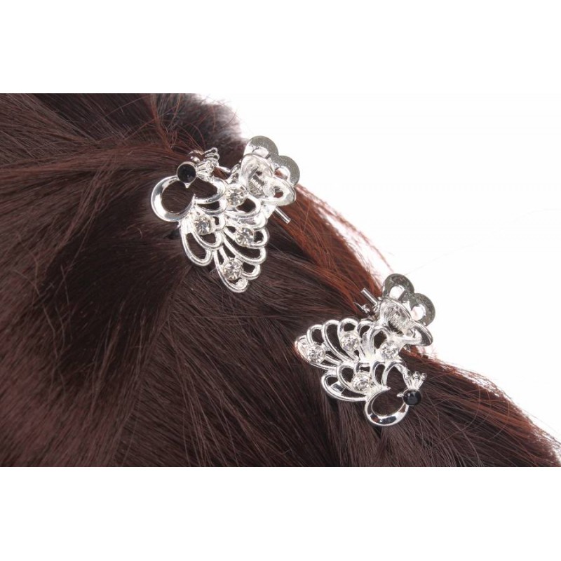 Краб металлический 2,5см серебро 1-187953