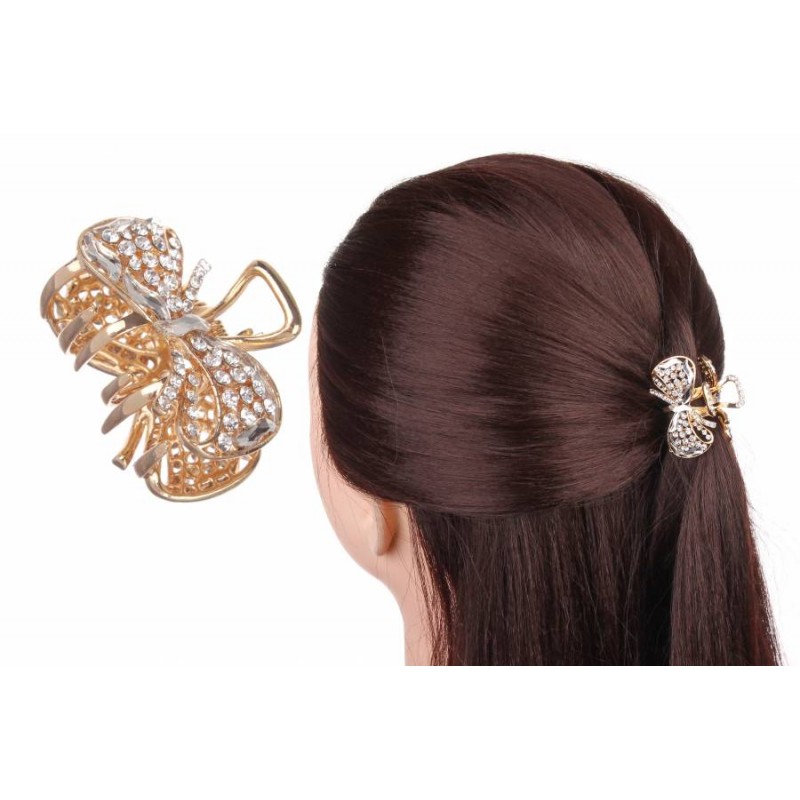 Краб для волос металлический 1-193084