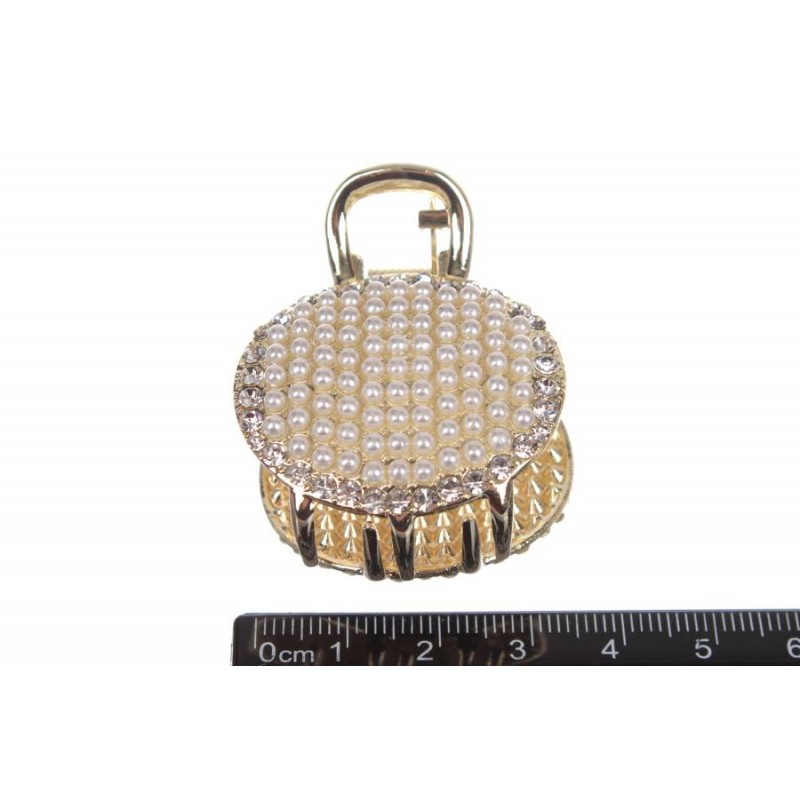 Краб для волос металлический 