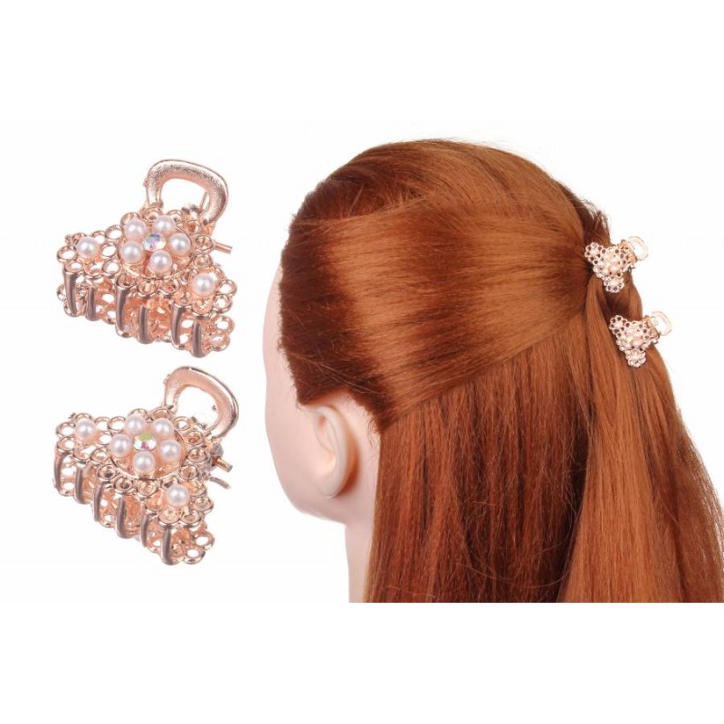 Краб металлический 2,5см золото 1-188011