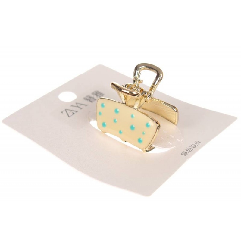 Краб для волос металлический 