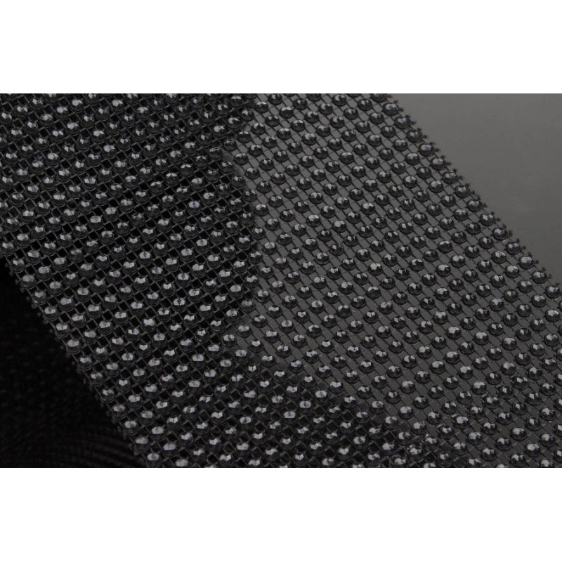 Лента алмазная с имитацией камней (черная)  5-71654