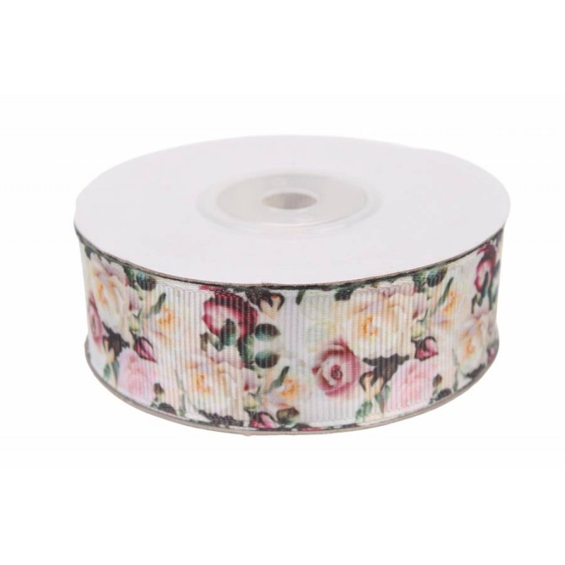 Лента репсовая декоративная (2,5см х 18м)  5-75492