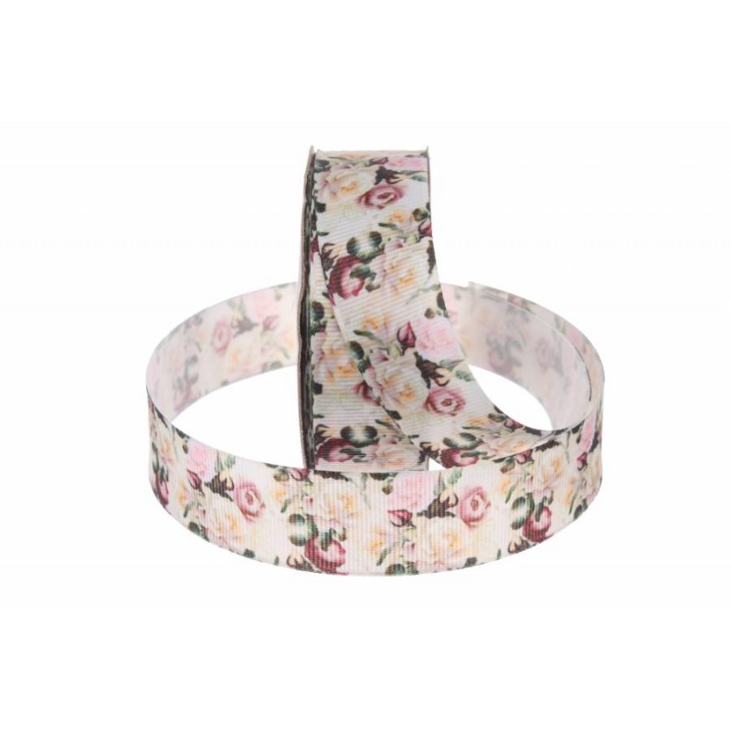 Лента репсовая декоративная (2,5см х 18м)  5-75492