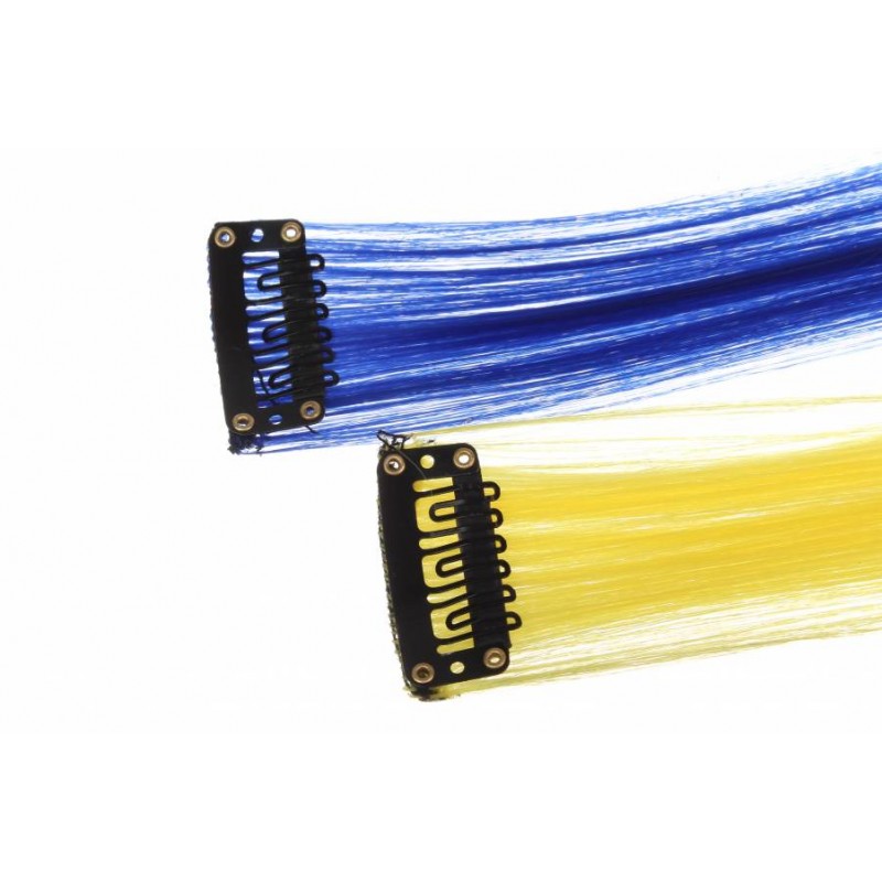 Пряди желто-голубые 1-201819