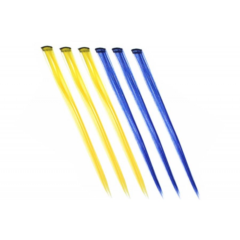 Пряди желто-голубые 1-201819