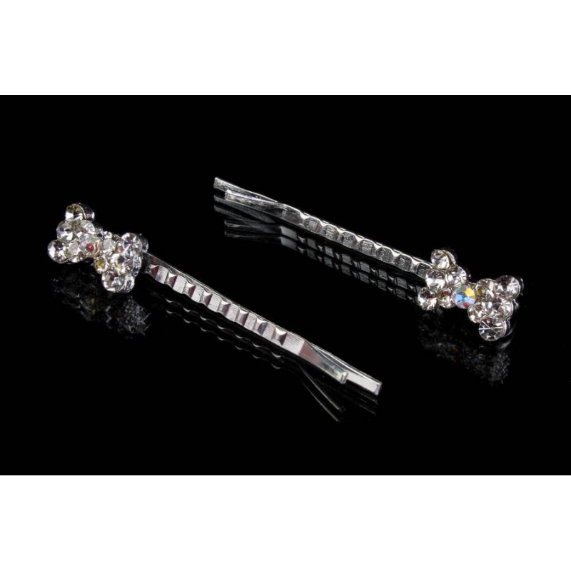 Невидимка серебро 3,5см 1-188110