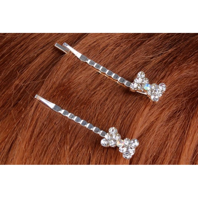 Невидимка серебро 3,5см 1-188110