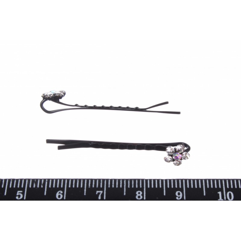 Невидимка черная 3,5см 1-188141