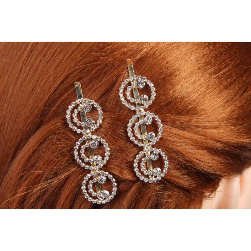 Заколка невидимка (золото)