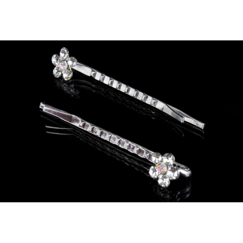 Невидимка серебро 3,5см 1-188158