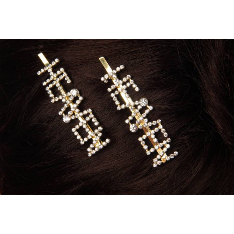 Заколка невидимка (золото)