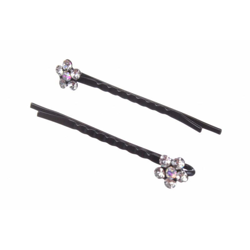 Невидимка черная 3,5см 1-188141