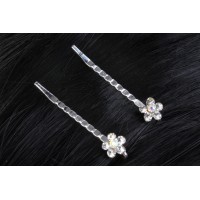 Невидимка серебро 3,5см 1-188158