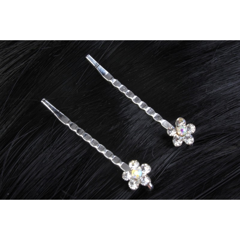 Невидимка серебро 3,5см 1-188158