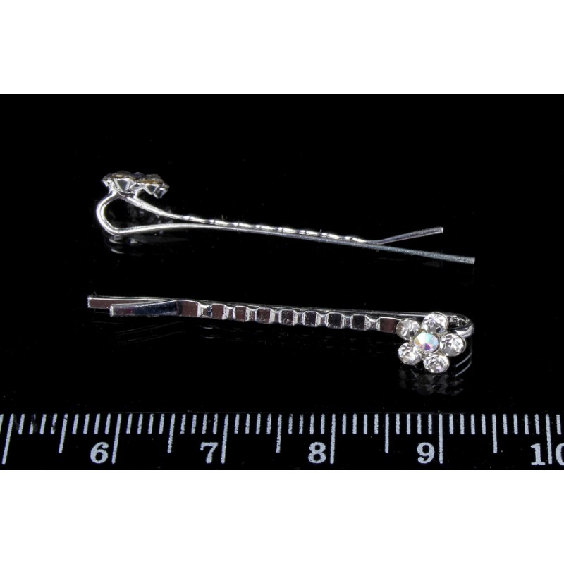 Невидимка серебро 3,5см 1-188158