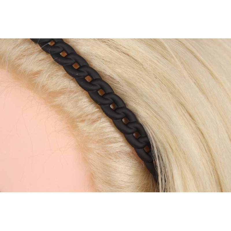 Ободок пластиковый черный (0,8см) 1-207170