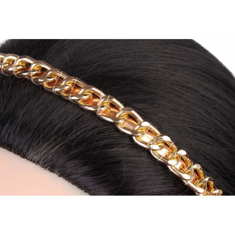 Ободок-цепочка металлический (1см) 1-192452