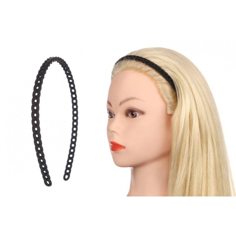 Ободок пластиковый черный (0,8см) 1-207170