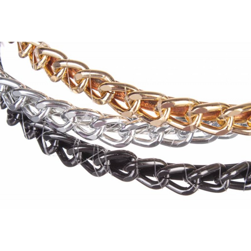 Ободок-цепочка металлический (1см) 1-192452