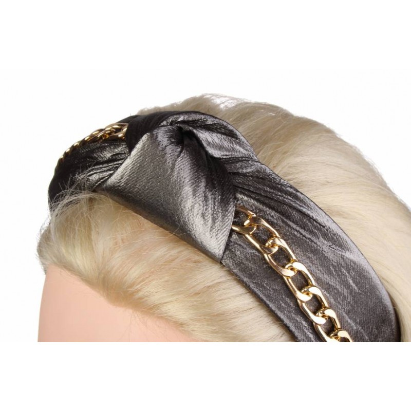 Ободок серый (4см) 1-192575