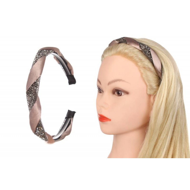 Ободок бежевый(1см) 1-215250