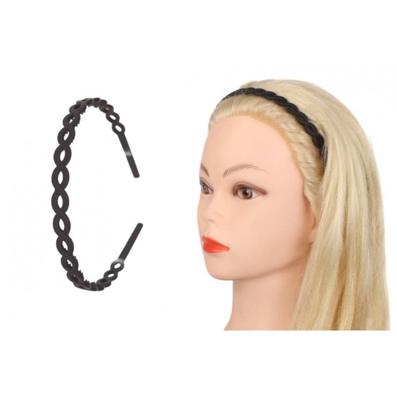 Ободок черный (0,9см) 1-211221