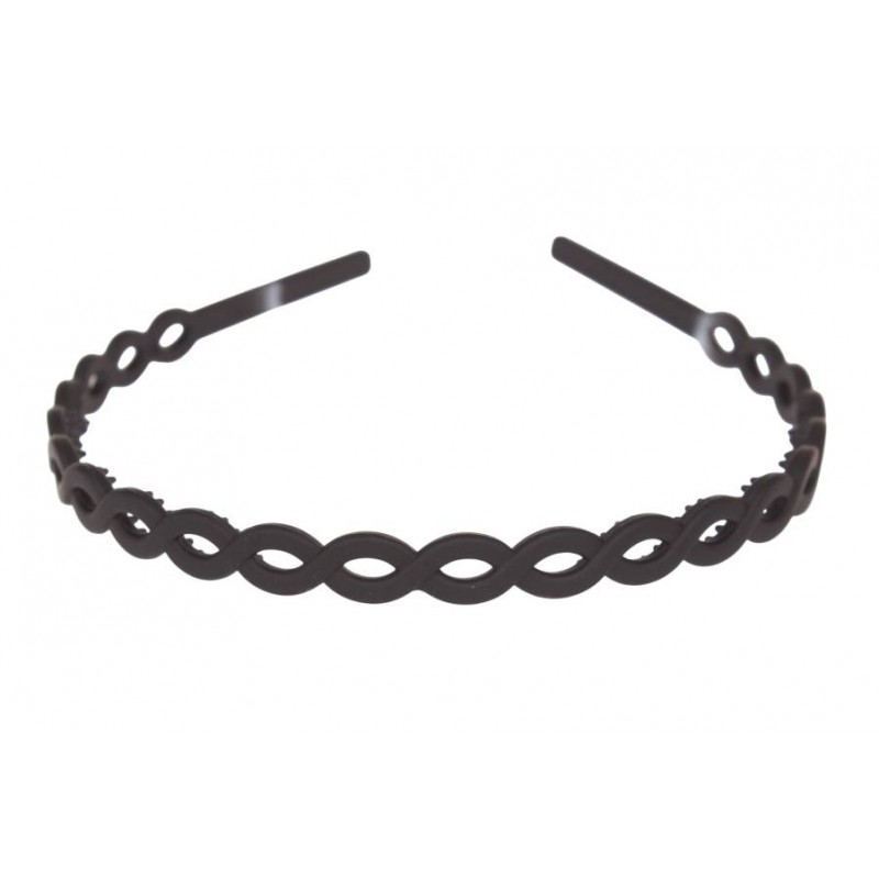 Ободок черный (0,9см) 1-211221