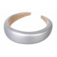 Ободок пластиковый серебро  1-192490