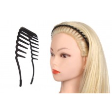 Ободок пластиковый черный 1-207156