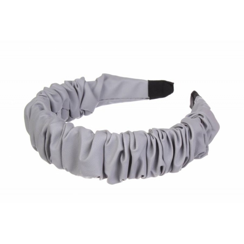 Ободок пластиковый серый (3см) 1-192629