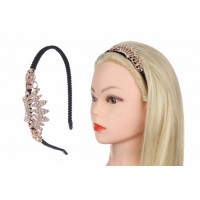 Ободок металлический с украшениями золото 1-202755