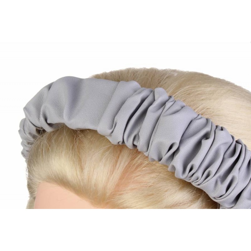 Ободок пластиковый серый (3см) 1-192629