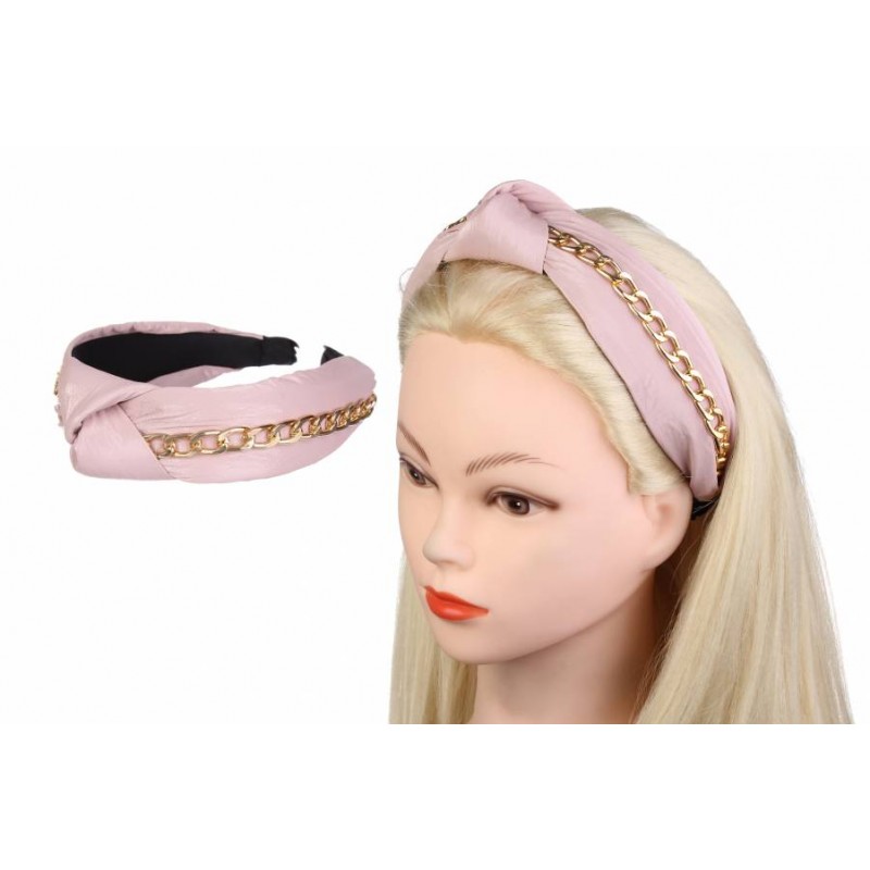 Ободок розовый (4см) 1-192582