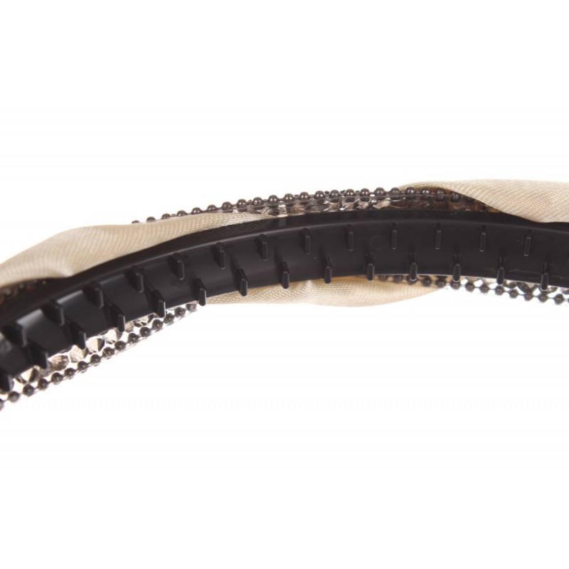 Ободок светло-коричневый(1см) 1-215243