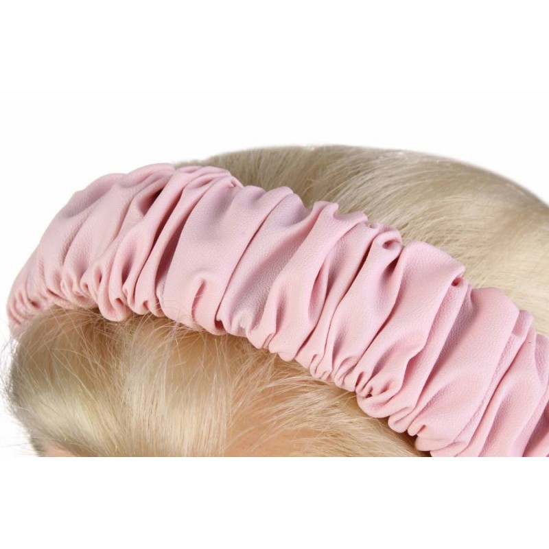 Ободок пластиковый розовый (3см) 1-192643