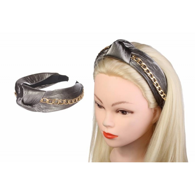 Ободок серый (4см) 1-192575