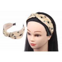 Ободок-чалма бежевый 1-187717