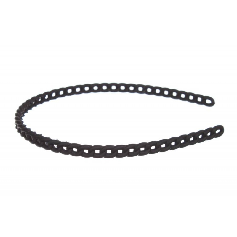 Ободок пластиковый черный (0,8см) 1-207170