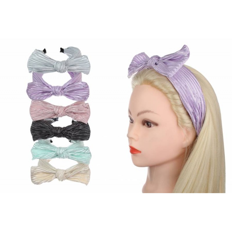 Ободок пластиковый+ткань 1-202106